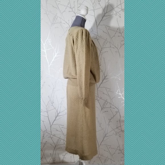 Terratex Vtg Mohair Blend Knit Sweater & Skirt Set - Picture 3 of 8